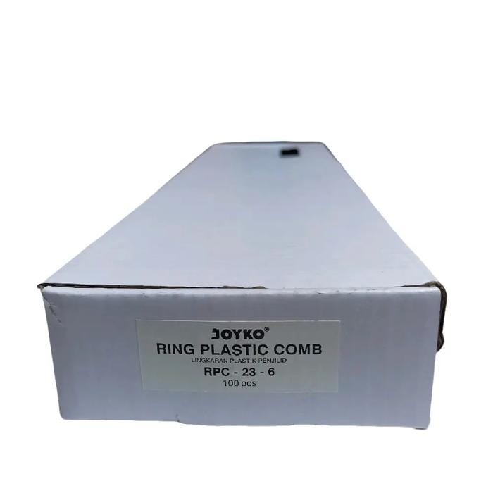 

Joyko RPC-23-6 Ring Plastik Comb Uk.6mm / Lingkaran Plastik Jilid F4 / Spiral Jilid Round Folio