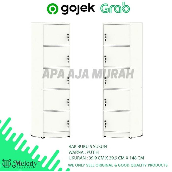 

Lemari Kabinet dengan kunci / Loker Kabinet 4 susun dan 5 susun