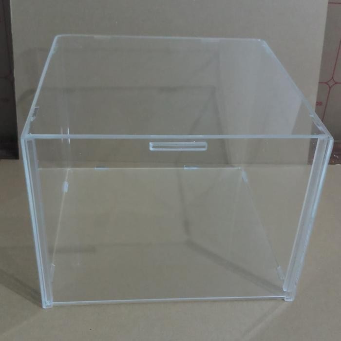 

box acrylic sliding 15x15x15