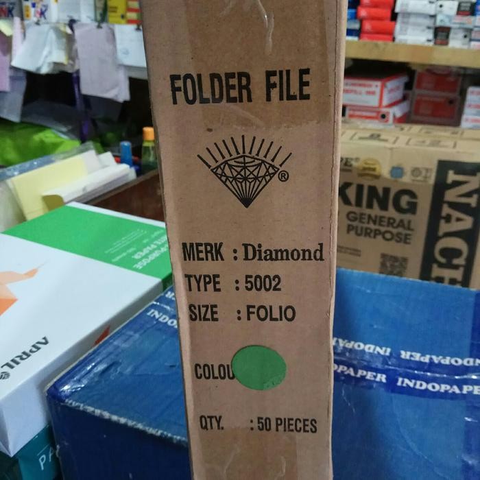 

Map Diamond 5002 ukuran folio (1 dus isi 50 pcs)