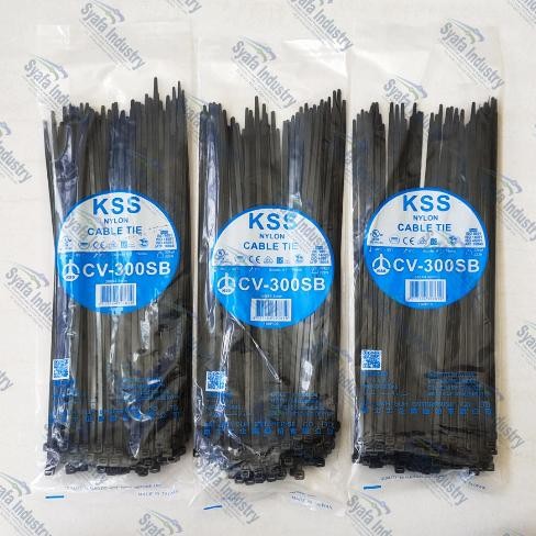 

Cable Ties Nylon KSS CV-300SB Hitam