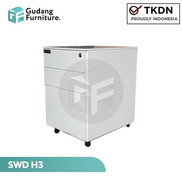 

Laci Sorong Filing Cabinet Metal Kantor Murah Safeguard SWD H3