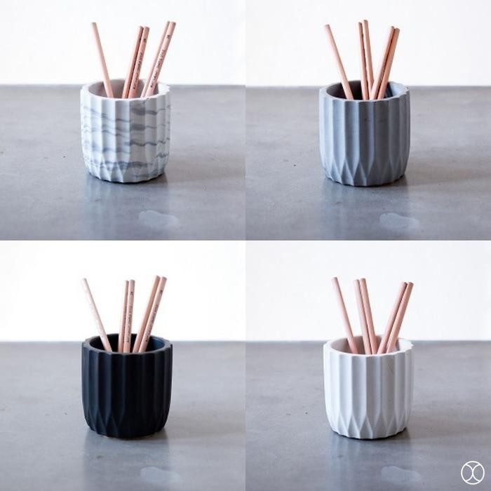 

CONCREATE Desk Organizer Alexa 8 cm / Stationery Organizer / Holder