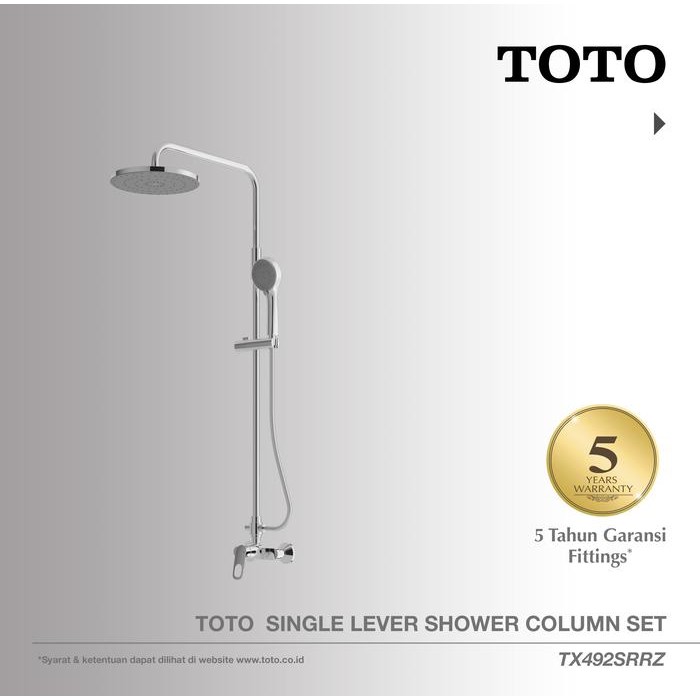 Toto Column Set Tx492Srrz Shower Column - Shower Tiang