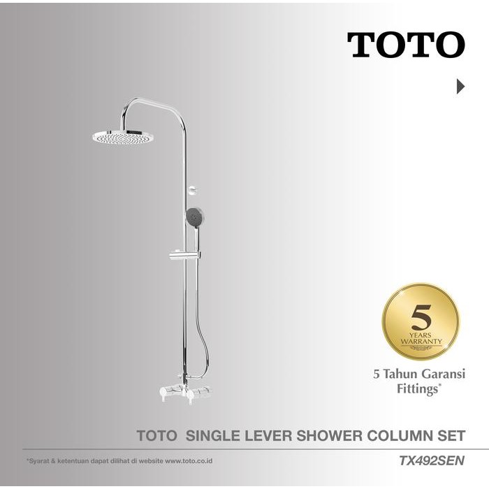 Toto Column Set Tx492Sen Shower Column - Shower Tiang