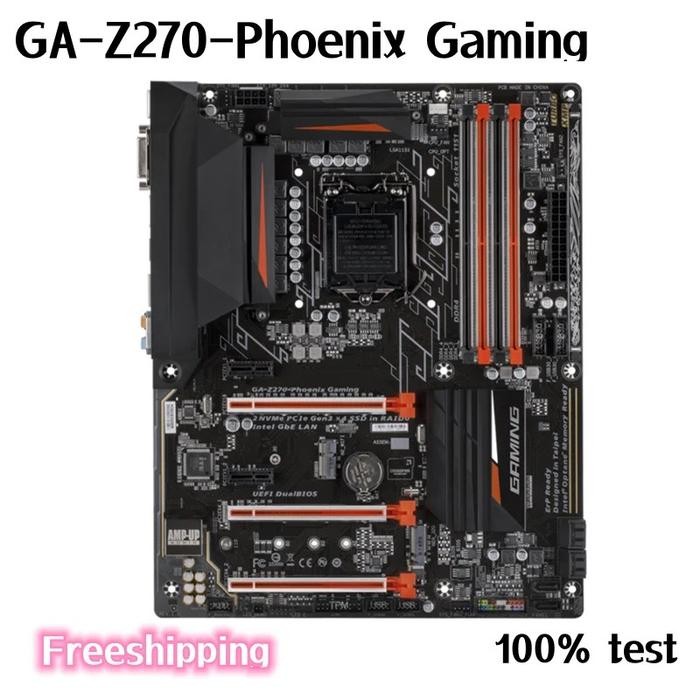 For Gigabyte GA-Z270-Phoenix Gaming Motherboard 64GB HDMI M.2 LGA 1151 DDR4 ATX Z270 Mainboard 100% 