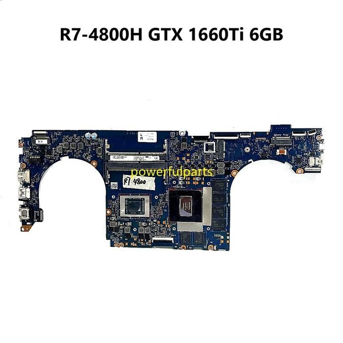 For HP OMEN 15-EN Laptop Motherboard L99867-601 DAG3ECMBCD0 R5-4600H  R7-4800H Cpu  GTX1660Ti 6GB Gr