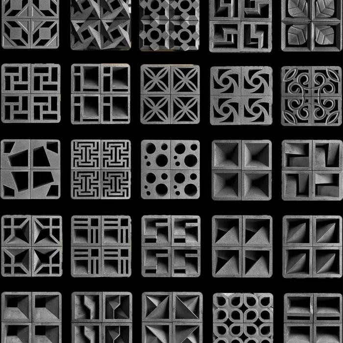 roster beton minimalis,roster beton motif,roster warna abu *