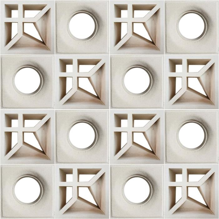 roster beton minimalis, roster kombinasi putih, loster beton minimalis *