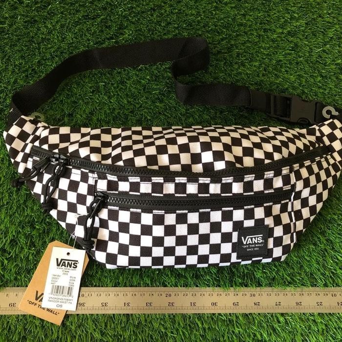 ORIGINAL VANS WAIST BAG PACK TAS PINGGANG CHECKERBOARD CATUR