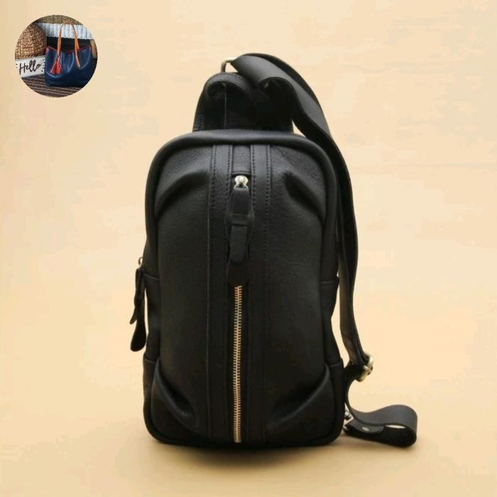 RFL genuineleather - tas selempang pria - waistbag kulit asli premium