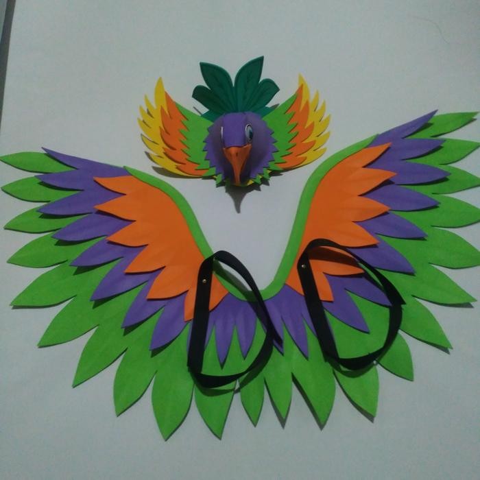 DISKON kostum karakter burung cendrawasih READY STOCK