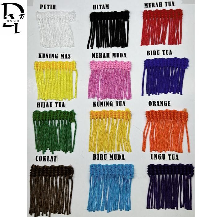 

RENDA RUMBAI TALI KUR LEBAR 4.5CM (PERPACK)