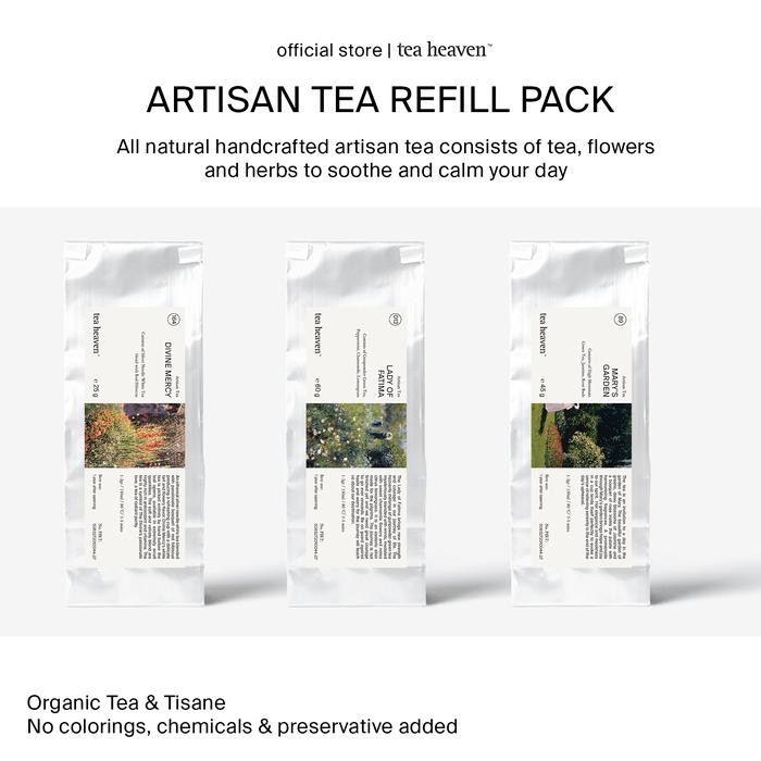 

Artisan Tea Blend / Indonesian Breakfast / Teh Hijau Pandan Lemongrass