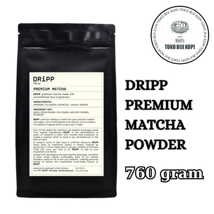 

DRIPP PREMIUM MATCHA POWDER / DRIPP BUBUK MATCHA - 760 GRAM