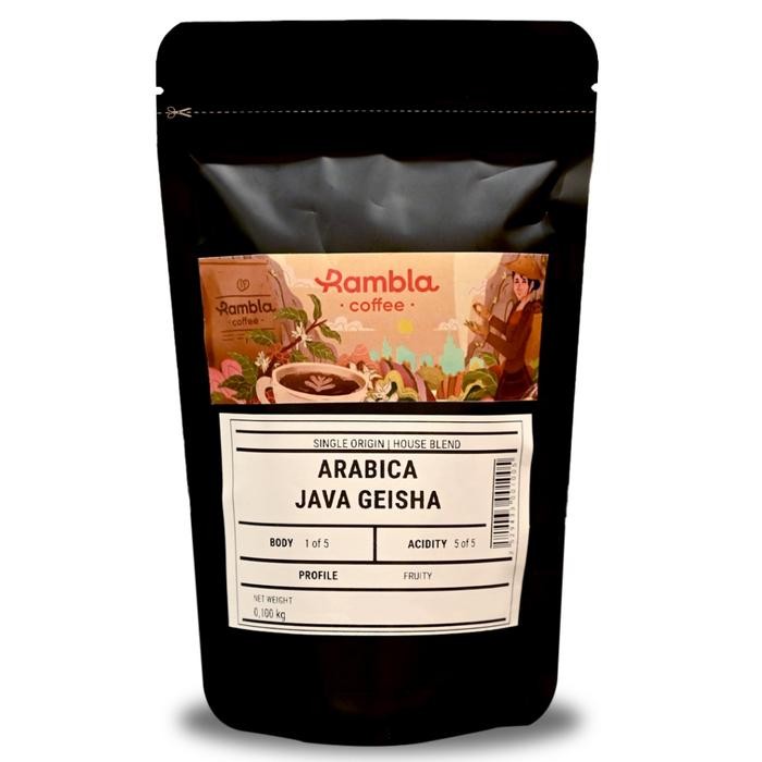 

Rambla Coffee - Kopi Arabica Java Geisya 100 Gr Bubuk Robusta