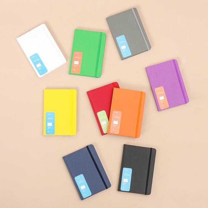 

Terlaris- Basic Notebook - Planner Journal By Bukuqu Tali White