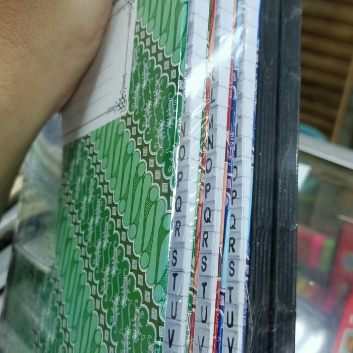 

Terlaris- Buku Folio Abjad Buku Tulis Huruf Folio A Sd Z Hard Cover 100 Index Abcd Sd Z / Pcs