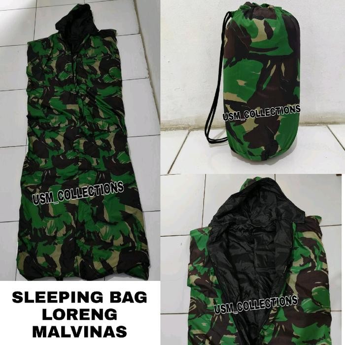 sleeping bag loreng malvinas - sleeping bag