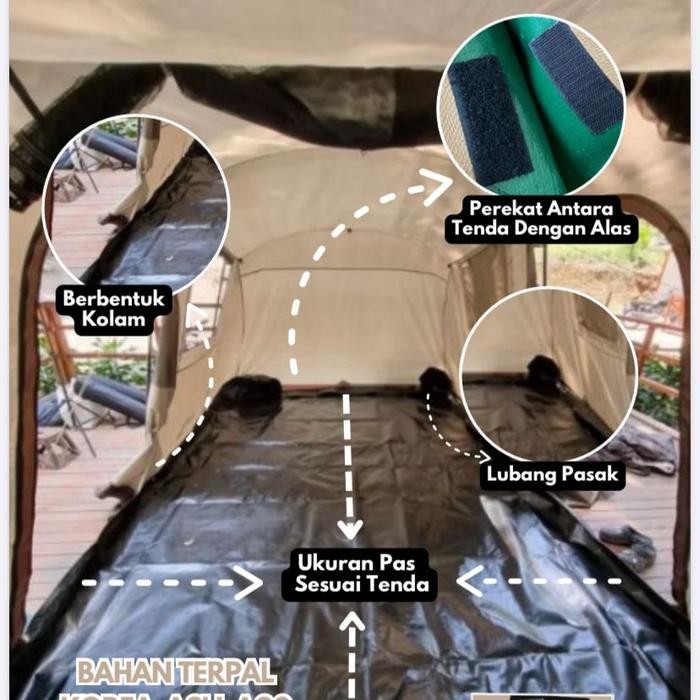 footprint landwolf eclipta alltrek model kolam versi upgrade/terpisah