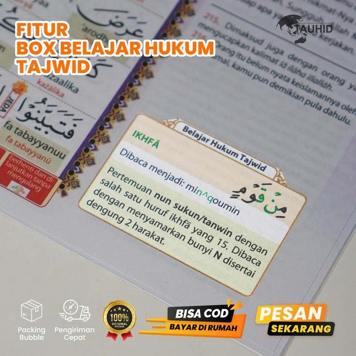 

Promo Mushaf Al Quran Duo Latin Per Juz B5 Alqur'An Isi 30 Jilid Alquran Full 30 Juz Berkualitas