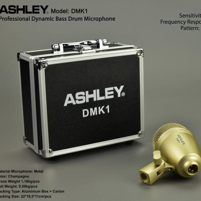 Mic Drum Bass Ashley Dmk1 Original