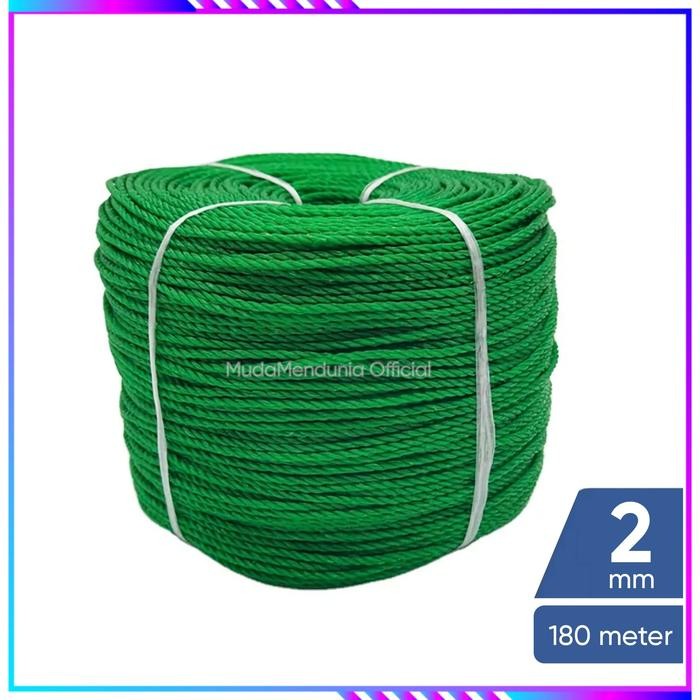 Tali tambang plastik/Tali PE Serbaguna 2mm Per Roll