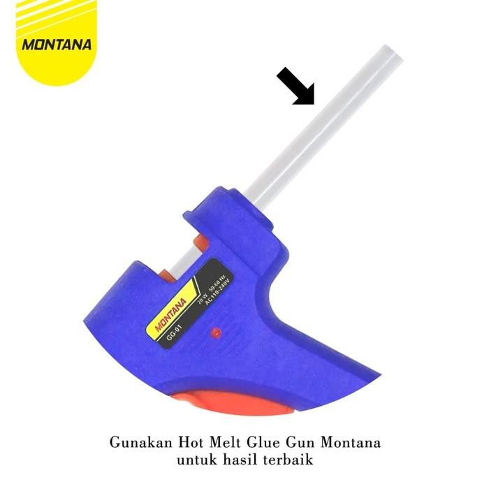 

MONTANA Glue Sti Refill Isi Lem Bakar 20 Watt Perekat Serbaguna T02Box