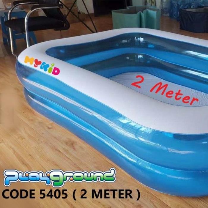 (Live) Kolam Renang Anak 2 Meter Kolam Mandi Bola Ukuran Jumbo Inflatable Pool Kolam Renang Karet
