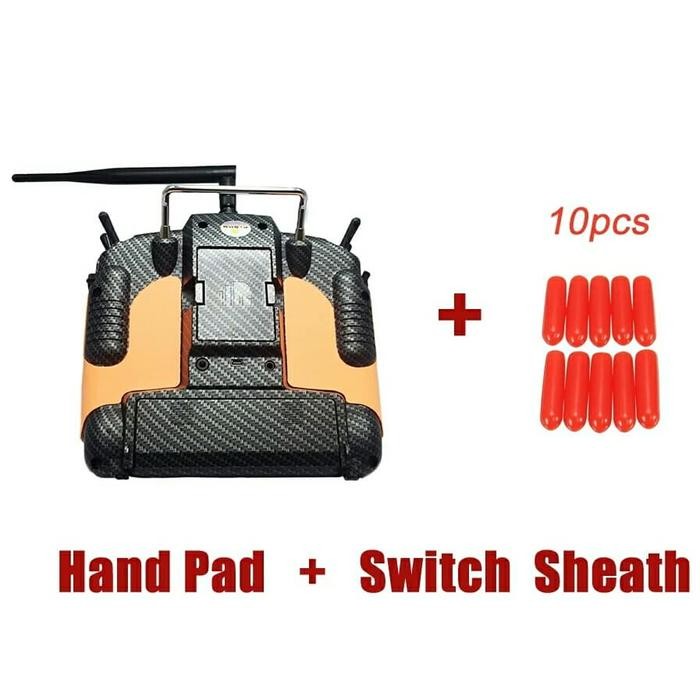 Frsky Anti Skidding Pu Hand Pad + Switch Cap Sheat For Frsky X9D