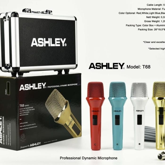 Mic Kabel Ashley T68 Koper