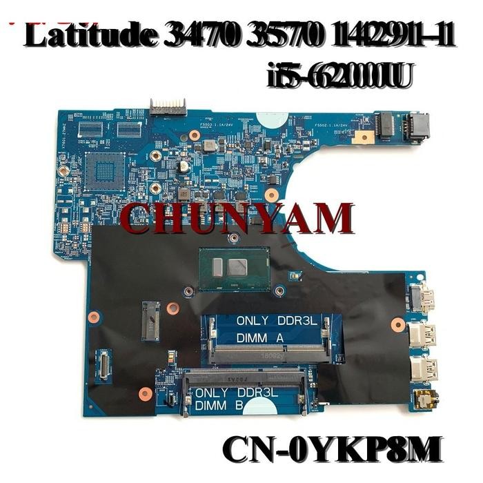 14291-1 For dell Latitude 3470 3570 Laptop Motherboard Mainboard with i5-6200u CN-0YKP8M YKP8M Mainb