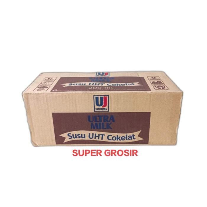 

(Expert) ULTRA MILK SUSU UHT COKLAT 200ML ISI 24PCS