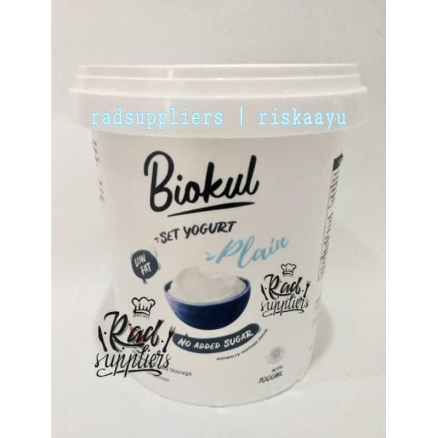 

(Expert) Biokul Natural Set Yogurt 1Liter, Ukuran Besar, Lebih Ekonomis, BEST CHOICE!!