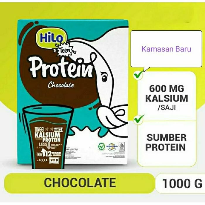 

(Expert) HiLo Teen Chocolate 1000gr/Teen Coklat 750gr /Teen Coklat 500gr - Susu Tinggi Kalsium