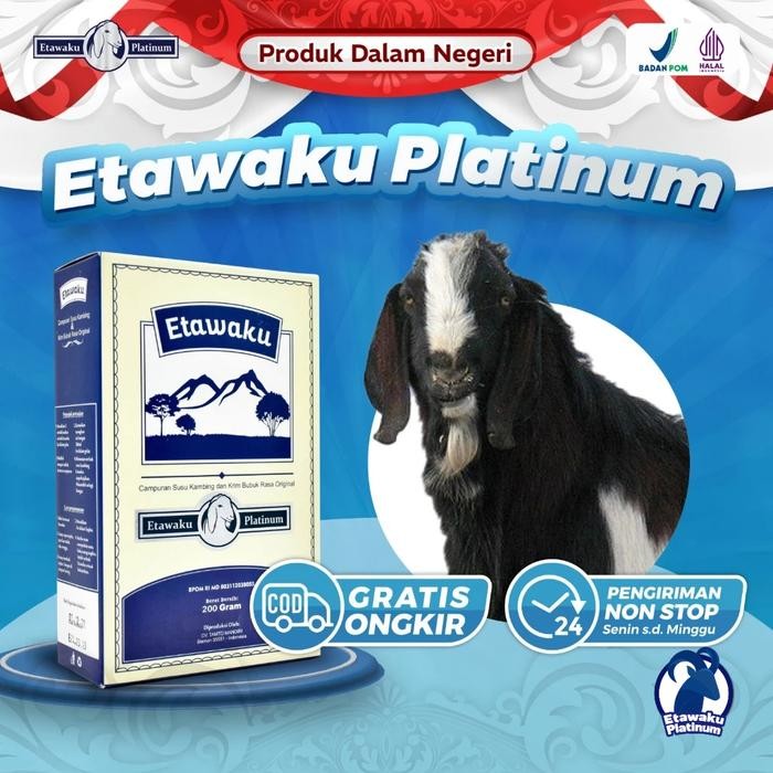 

(Expert) Etawaku Platinum - Susu Kambing Etawa Bubuk Premium Original Atasi Masalah Pernafasan Halal