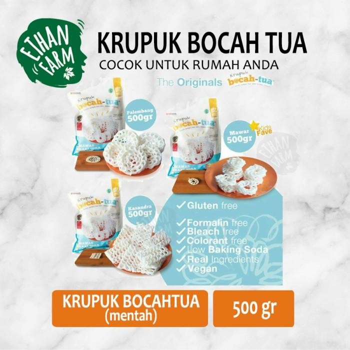 

(Expert) Bocah Tua Kerupuk 500gr Mentah. Krupuk. Original