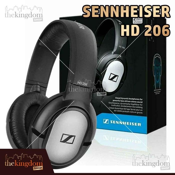 Sennheiser Hd 206 Over Ear Headphone Hd206 Pasti Ori