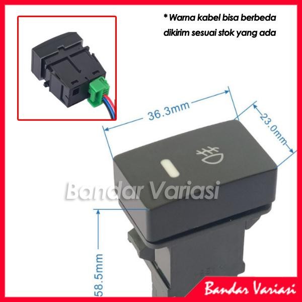Switch Saklar Foglamp Kabut Brio Mobilio Jazz City Civic CRV Freed