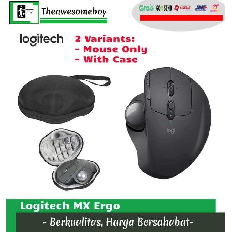 Logitech MX Ergo Mouse Wireless Bluetooth Trackball Mouse