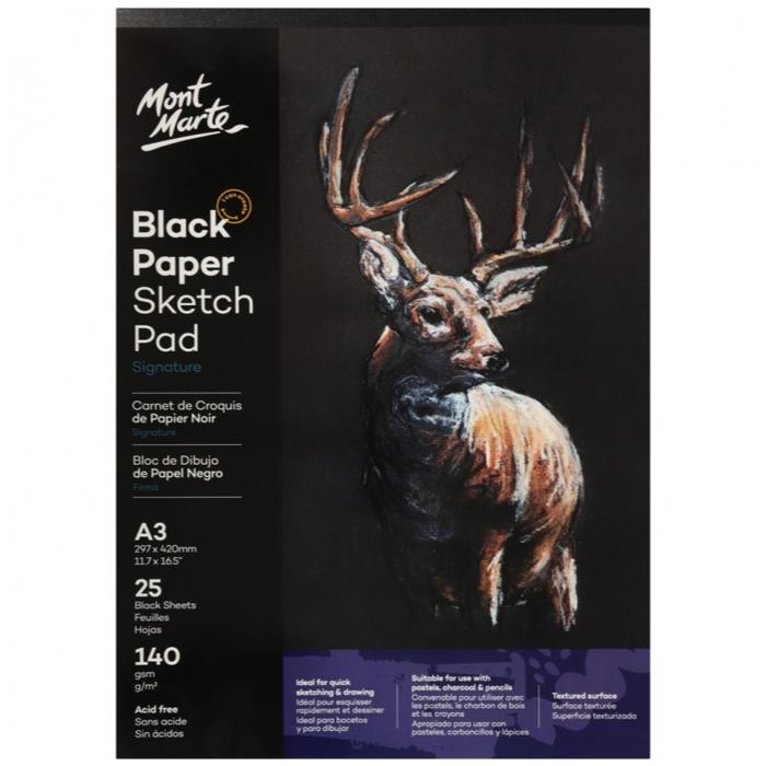 

Mont Marte Sketch Pad Black A3