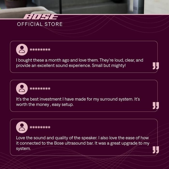 Bose Surround Speakers 700 Wireless Satellite Soundbar Speaker Pasti Ori