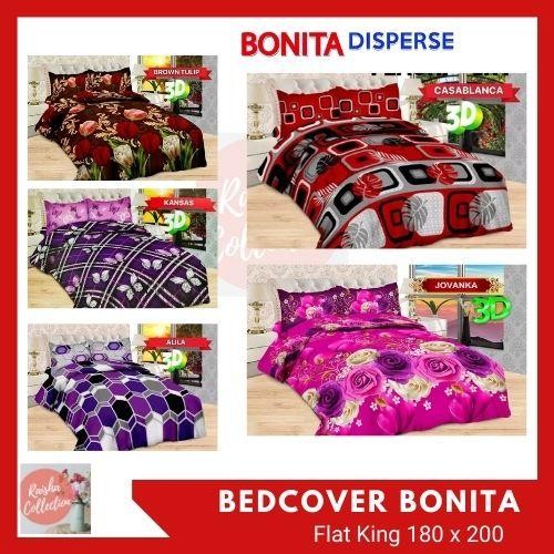 BONITA BEDCOVER FLAT UKURAN 180X200