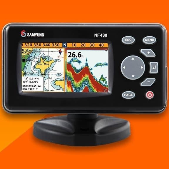 SAMYUNG NF 430 GPS FISHFINDER NF430 SOUNDER COMBO