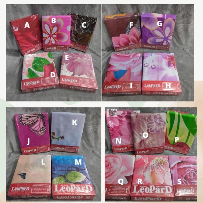 Sprei Katun LEOPARD King B2 180x200cm [GROSIR/ECER MURAH]