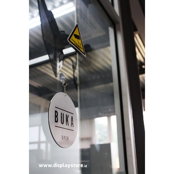 

Papan Petunjuk Signage O CLOSED Acrylic Round Sign