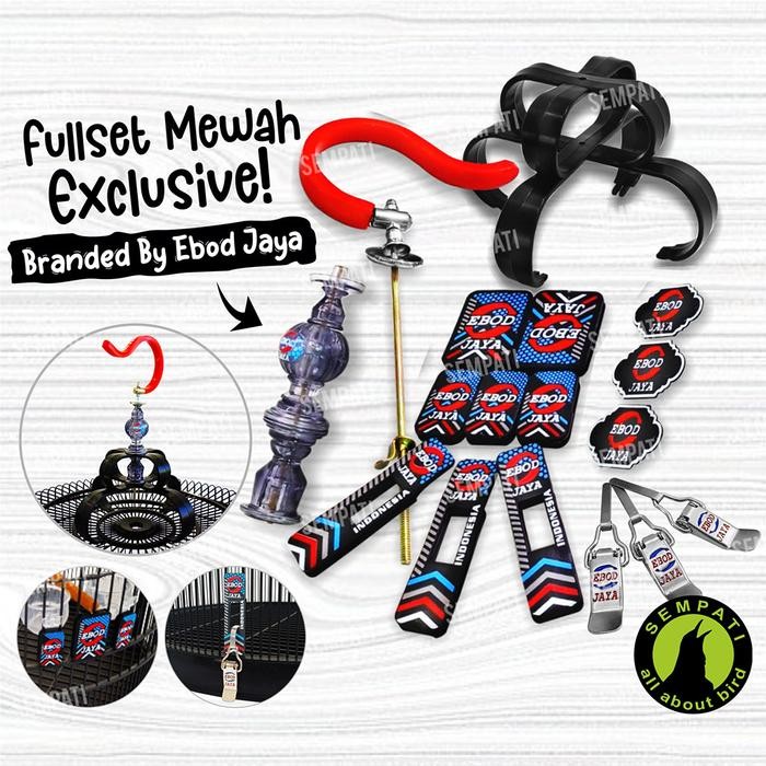 Sempati Mahkota Racing Sangkar Kandang Burung Murai Ebod Jaya Fullset Aksesories Sangkar Murai