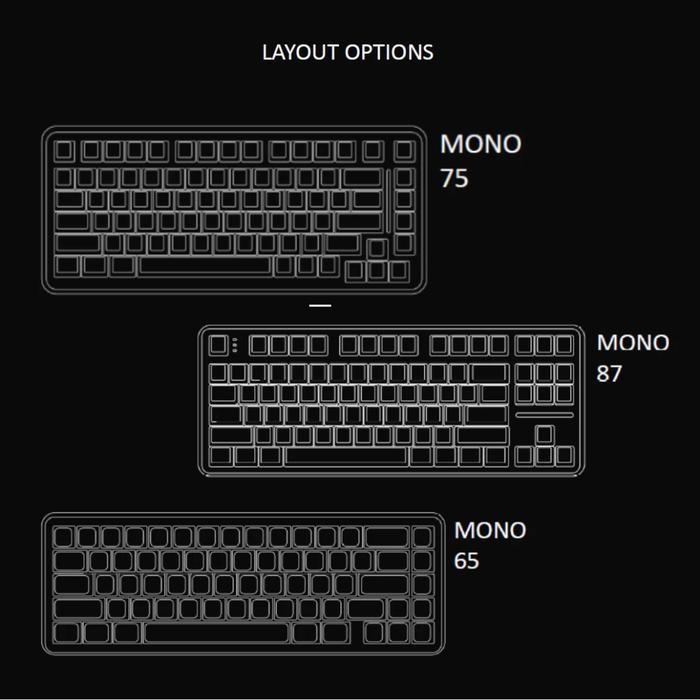 Harga Promo Vortexseries Mono Series Wired Gasket Mount Mechanical Keyboard Gaming 65 75 87 100 Tkl
