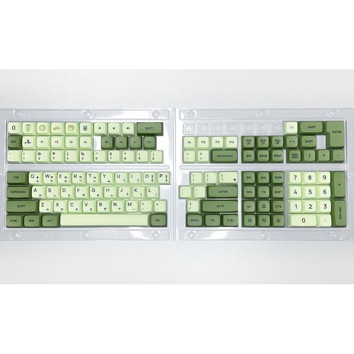Harga Promo Keycaps Pbt Dye Sub Xda Matcha Korean Hangul Root Colorways