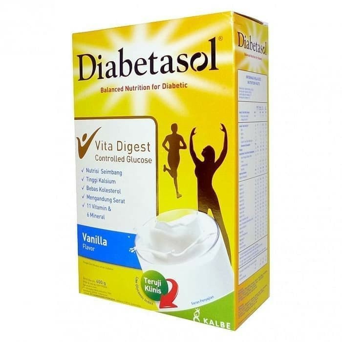 

DIABETASOL VANILA 570GR - RAJA SUSU